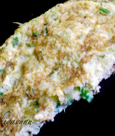 Egg Coconut Omellete|kothiyavunu.com