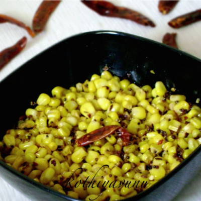 Corn Upperi /Corn Stir Fry