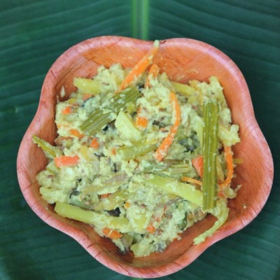 Aviyal – Avial Recipe – Kerala Sadya Recipes | Mixed Vegetables in Thick Coconut Paste