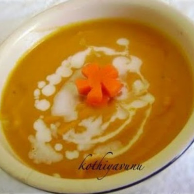 Carrot Ginger Coconut Milk Soup