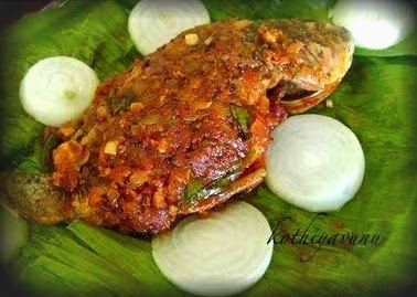 Meen Pollichathu Recipe | Fish in Banana Leaf Wrap