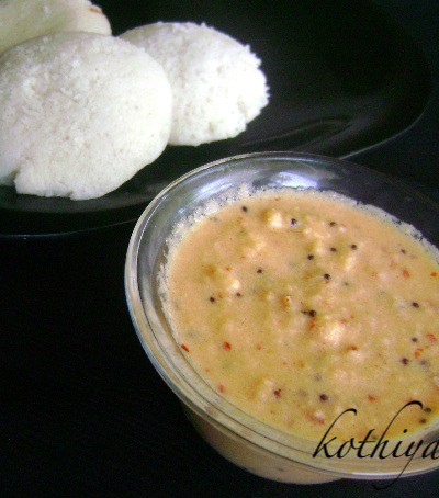 Red Coconut chutney|kothiyavunu.com
