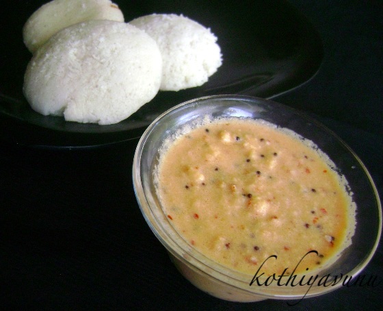 Red Coconut chutney|kothiyavunu.com