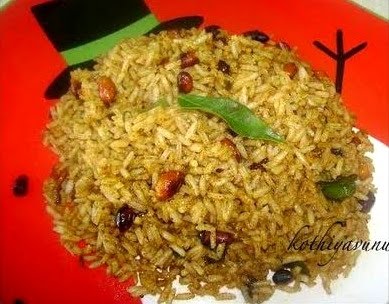 Puliyodharai /Tamarind Rice
