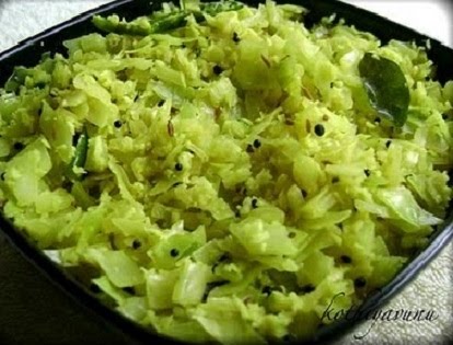Cabbage Thoran -Stir fry Cabbage Thoran |kothiyavunu.com