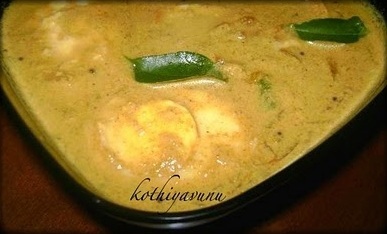 Mutta Thenga Pal Curry Recipe – Egg in Coconut Milk Curry Recipe