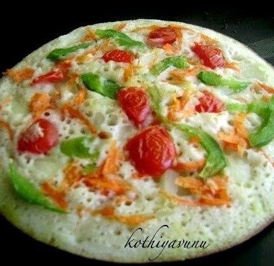 Vegetable Uthappam |kothiyavunu.com