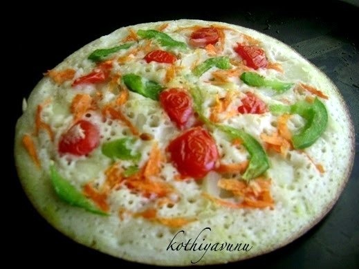 Vegetable Uthappam |kothiyavunu.com