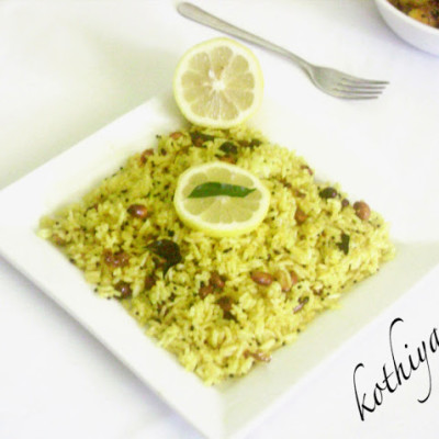 Lemon Rice Recipe – Elumicham Sadam Recipe