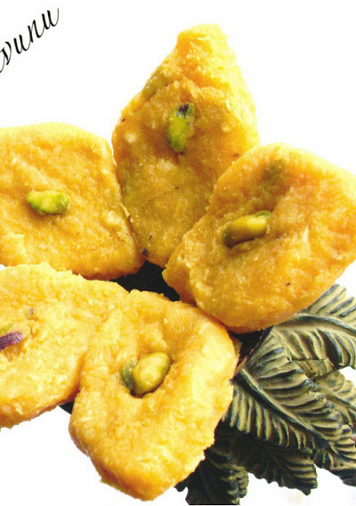 Mango Coconut Burfi|kothiyavunu.com