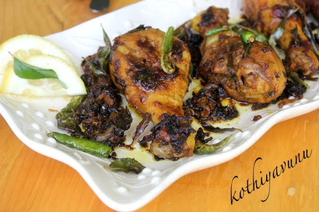 Nadan Kozhi-Chicken Varuthathu-Fry |kothiyavunu.com