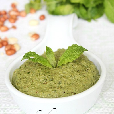 Peanut Mint Coriander Chutney Recipe