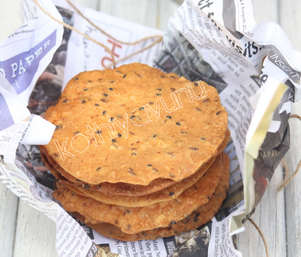 Pappada Vada -Pappad Fritters |kothiyavunu.com