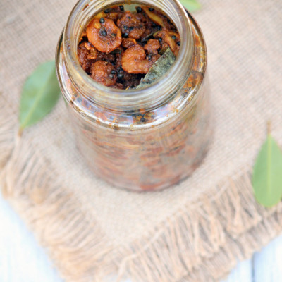 Chemmeen – Konju Achar Recipe | Kerala Style Shrimp – Prawn Pickle Recipe