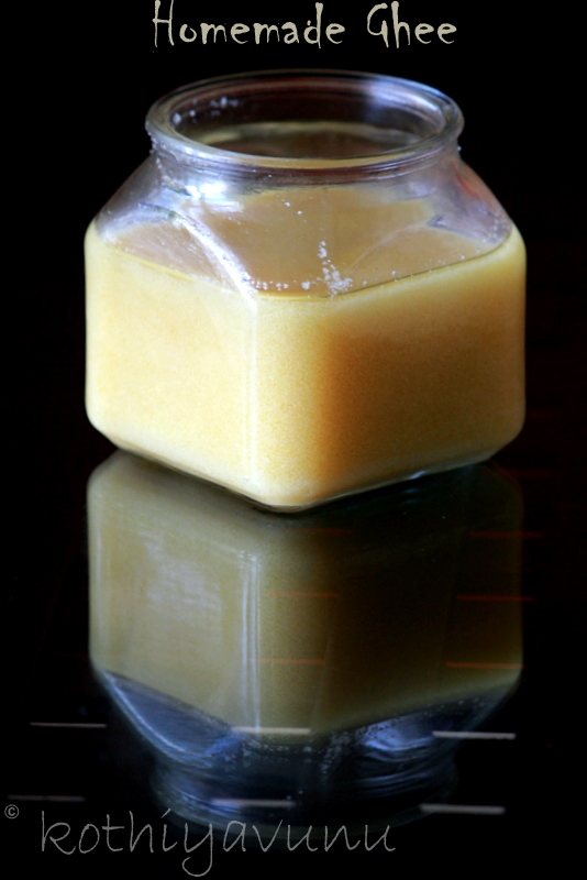 Homemade Ghee, Indian Clarified Butter