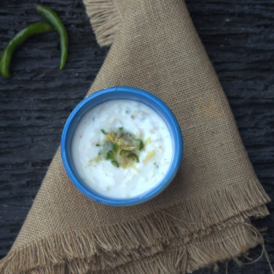 Inji Thayir -Ginger in Yogurt-Kerala Sadya Menu