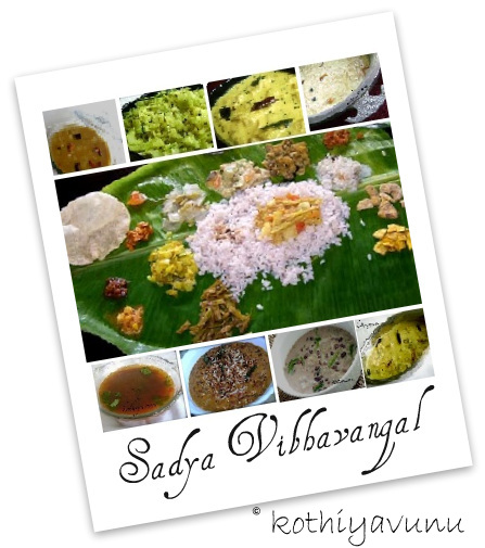 Kerala Sadya Recipes|kothiyavunu.com