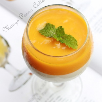 Mango Panna Cotta Recipe – Panna Cotta with Mango Gelee