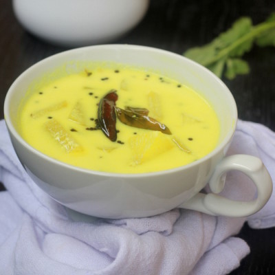 Kumbalanga Moru Curry Recipe – Kumbalanga Moru Kootan Recipe – Kerala Sadya Style