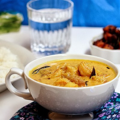 Prawn Mango Curry Recipe – Nadan Chemmeen Manga Curry Recipe