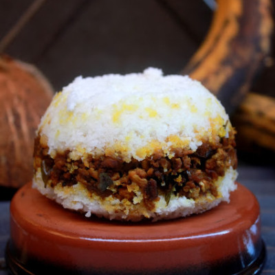 Erachi – Irachi Puttu Recipe | Masala Erachi Puttu Recipe | Steamed Rice Flour with Meat Mixture