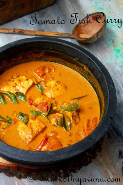 Fish Tomato Curry-Thakkali Meen Curry |kothiyavunu.com