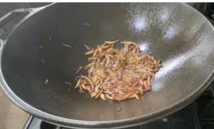 Fired Onions-Cashews-Raisins-Pressure cooker biryani|kothiyavunu.com