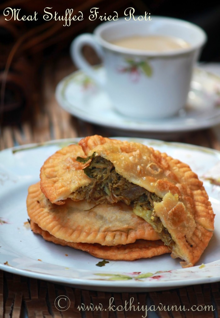 Irachi-Erachi Pathiri-Pathil -Meat Stuffed Fried Roti |kothiyavunu.com