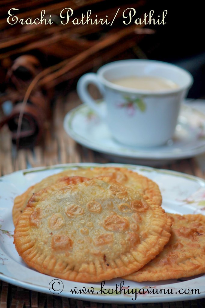 Irachi-Erachi Pathiri-Pathil-Meat Stuffed Fried Roti |kothiyavunu.com