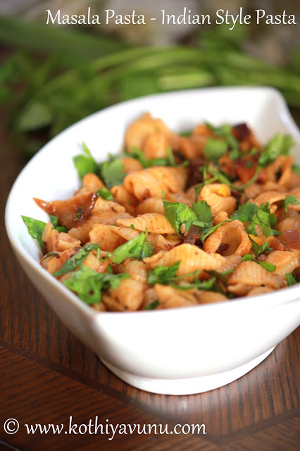 Indian Style Pasta