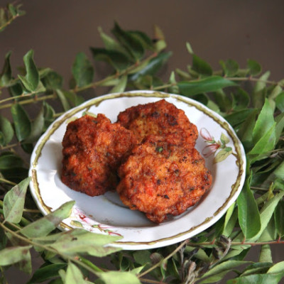 Chemmeen-Prawns Vada -Kerala Shrimp Cutlet