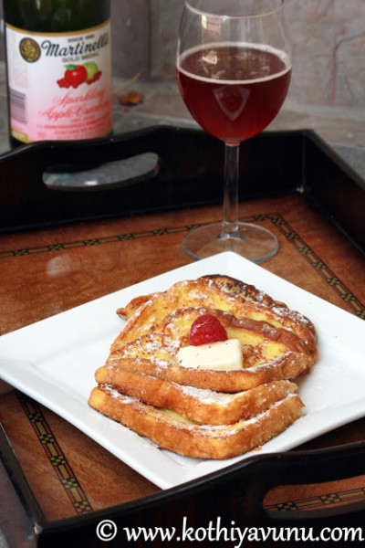 Eggnog French Toast |kothiyavunu.com