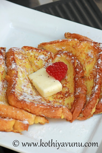 Eggnog French Toast |kothiyavunu.com