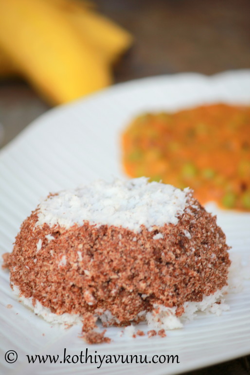 Ragi Puttu -Kerala Finger Millet Puttu |kothiyavunu.com