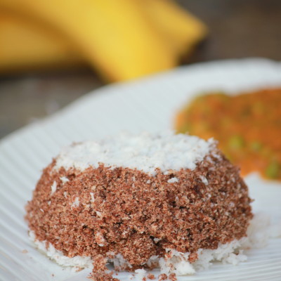 Ragi Puttu -Kerala Ragi-Finger Millet Puttu|kothiyavunu.com