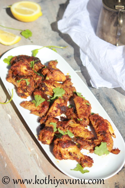 Spicy Chicken Wings-Kerala Chicken Wings