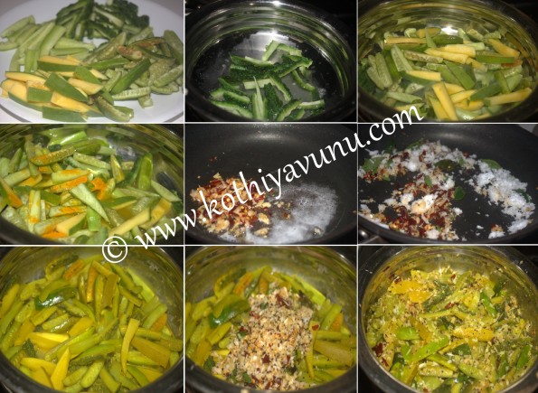 Vishu thoran-kani thoran-mixed vegetable thoran |kothiyavunu.com