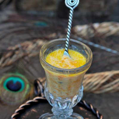 Carrot Pal Payasam – Pressure Cooker Method