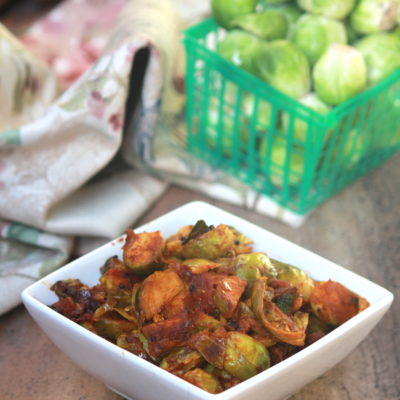 Brussels Sprouts Masala-Kerala Style Brussels Sprouts Masala