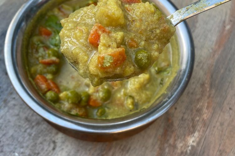 Oil Free Vegetable Kurma- Instant Pot |kothiyavunu.com
