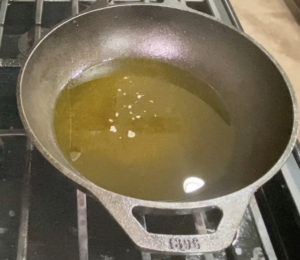 Oil for frying Honey Chilli Chicken|kothiyavunu.com